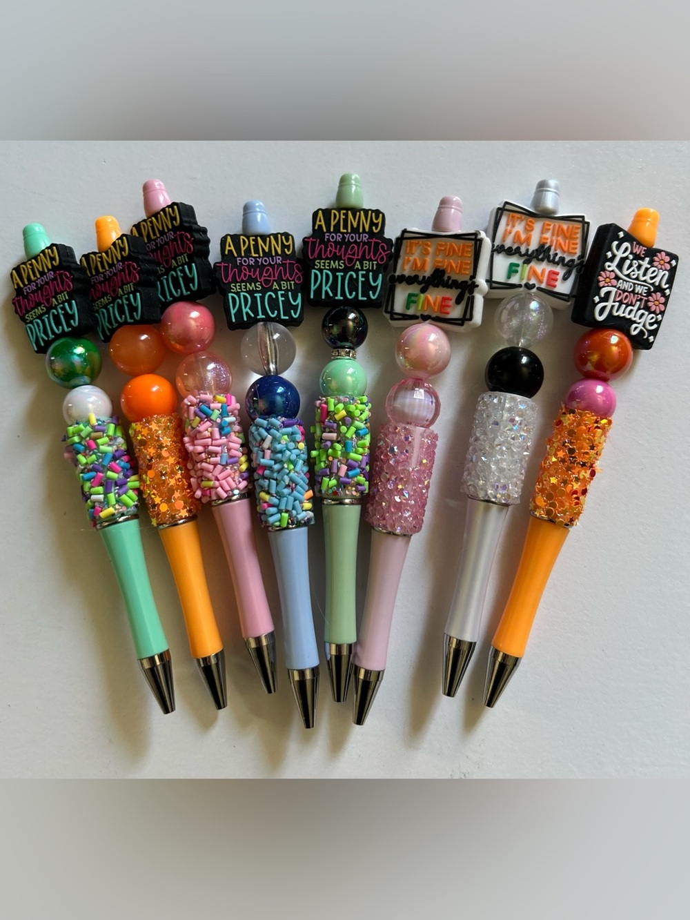 Pens - Handcrafted by Kyleigh- to support her soccer ⚽️ career
NWT 💛⭐️💛 - Picture 6 of 8